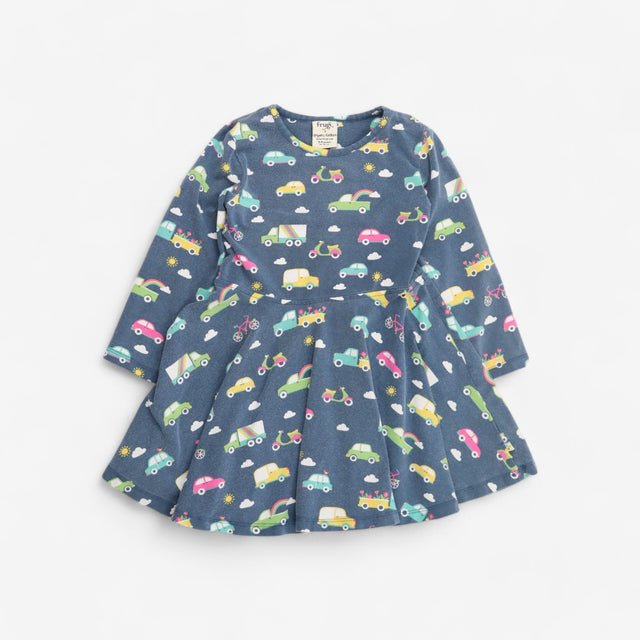 Blue and pink  transport dress 