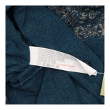 Dress Blue Tile Patterned Jersey Short Sleeve