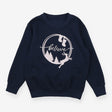 Sweatshirt Navy Believe Print