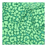 Green leopard petals collared blouse