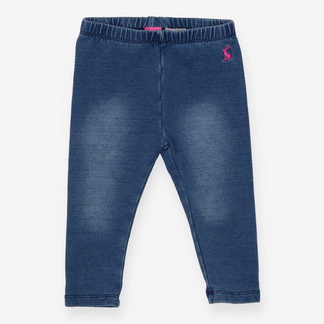 Jeggings Light Denim with Pink Logo