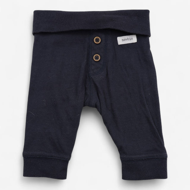 Outfit White Bodysuit with Blue Pocket and Blue Jo