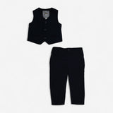 Waist Coat & Trouser Navy 2pcs