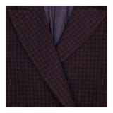 Blazer Rust Navy Check Tailored
