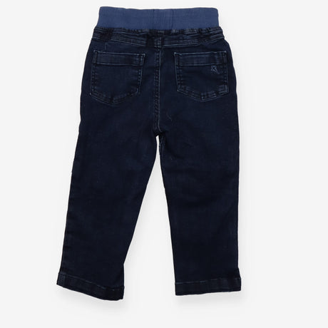 Pull On Trousers Denim Drawstring