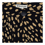 Animal‑Print Wrap Trousers