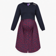 Black & Pink Leopard Print Layered Knit Maternity 