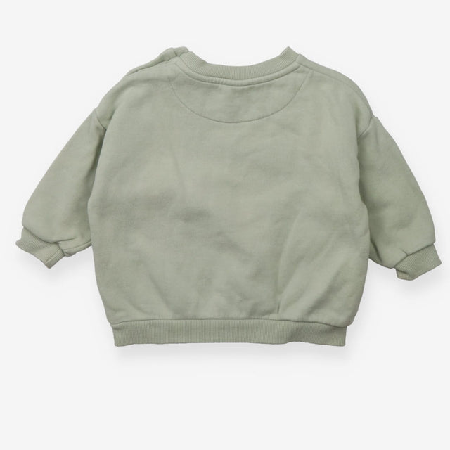 Sage Green Woodland Bunny Sweater