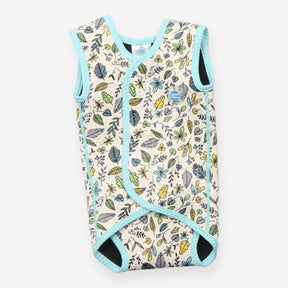 Baby Swim Nappy Wrap Botanical Leaf Print