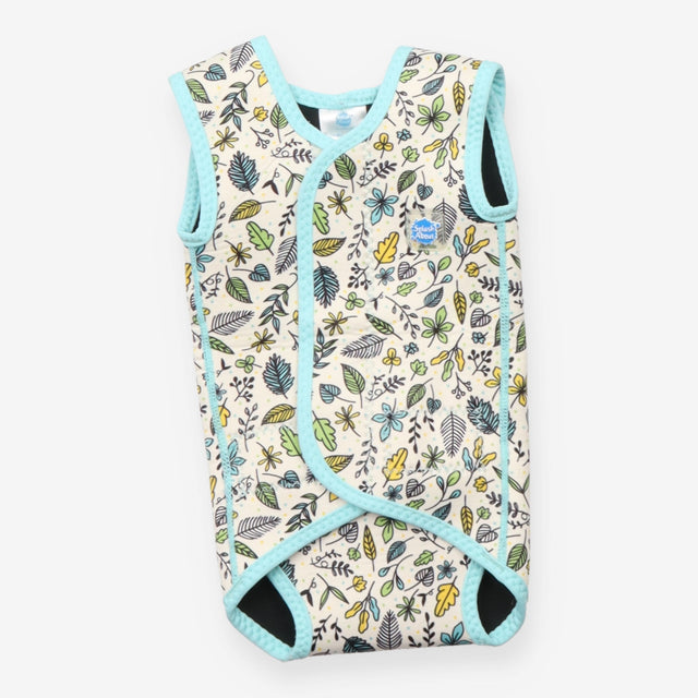 Baby Swim Nappy Wrap Botanical Leaf Print
