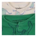 White and Green Sleepsuits