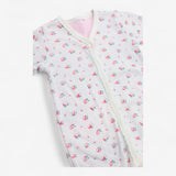 Sleepsuit Pink and White Floral