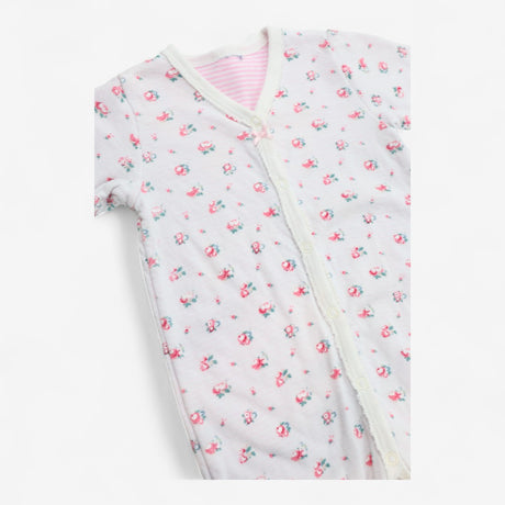 Sleepsuit Pink and White Floral