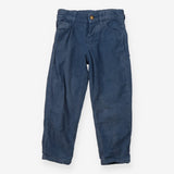 Navy Cords Green Lined