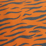 Bodysuit LS orange tiger print