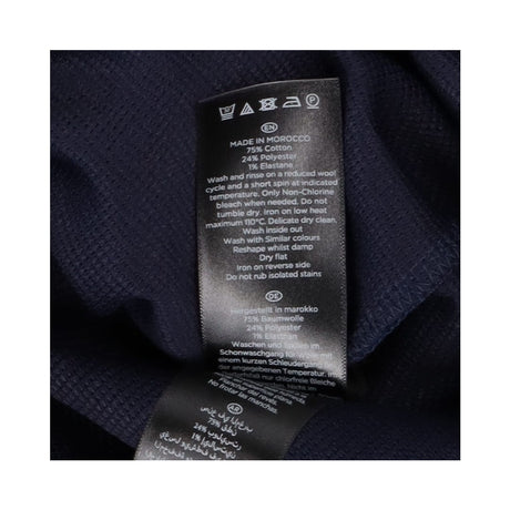 Dress navy ribbed