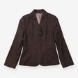 Jacket 97% Wool Tailored Blazer Brown