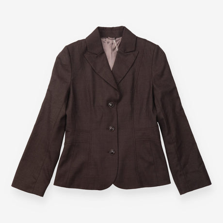 Jacket 97% Wool Tailored Blazer Brown
