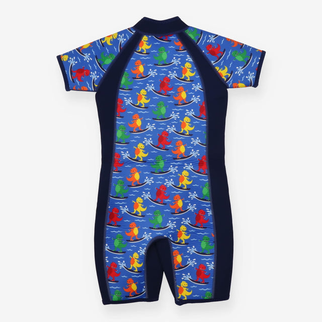 Wetsuit Navy with Multi Colour Surfing T-Rex