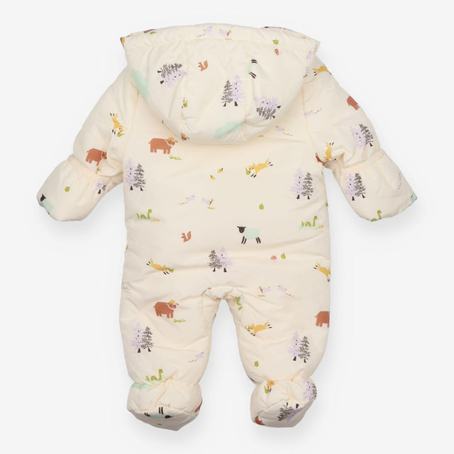 Pramsuit cream forest friends