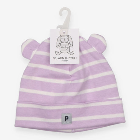 Baby hat lilac stripe