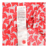 Shirt Long Sleeve Dog Print Red White