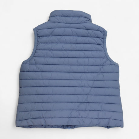 Gilet Blue with Pastel Stripes