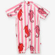 Swimsuit Pink Stripe Seahorse 