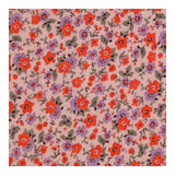 Wide Leg Trousers Floral Print Pleated High Waist