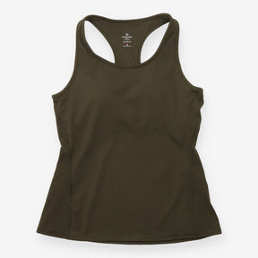 Khaki Power Medium-Support Bra Tank Top