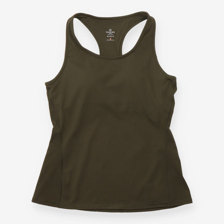 Khaki Power Medium-Support Bra Tank Top