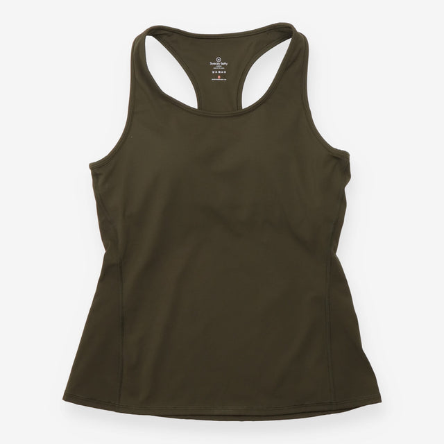 Khaki Power Medium-Support Bra Tank Top