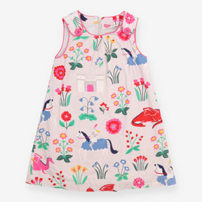 Pinafore Cord Grey Castle Fairytale