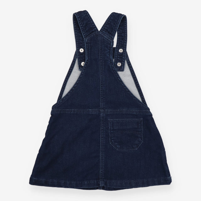 Pinafore dark blue denim