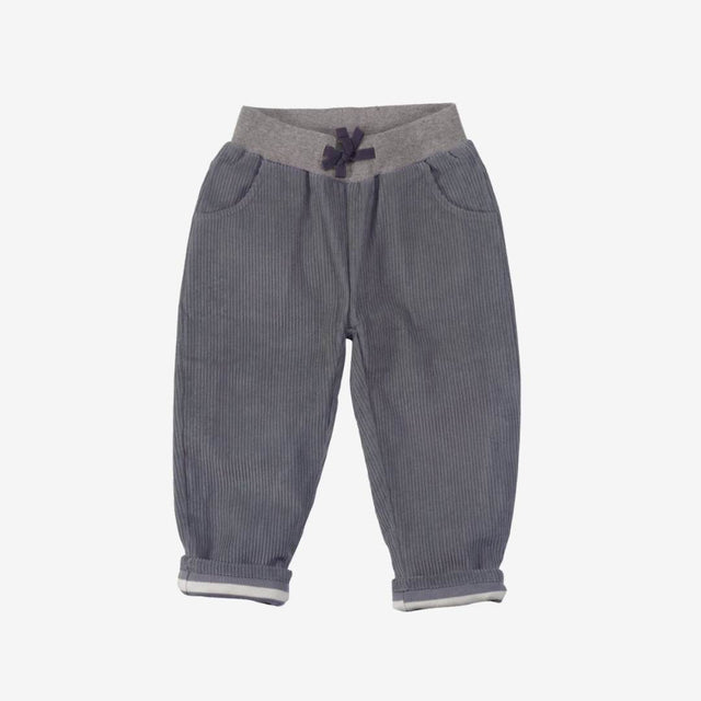 Storm Blue Lined Cord Trousers