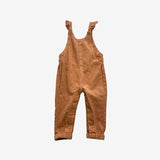 Tan Cord Dungarees with Frills