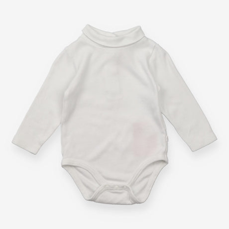 Bodysuit Long Sleeve Turtle Neck White