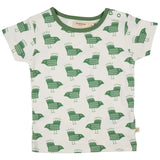 T-shirt Short Sleeve -Birds on White