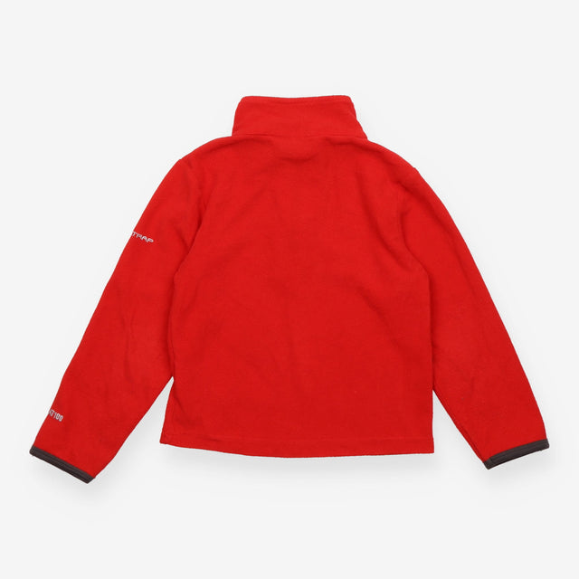 Fleece Half Zip Red