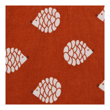 Dress Long Sleeved Cord Brown Hedgehogs
