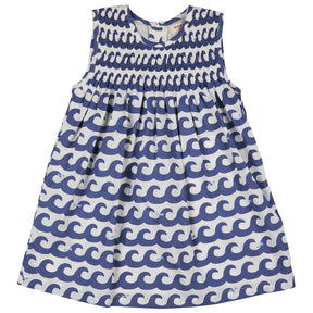Sleeveless smock dress - Waves