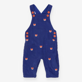 Dungarees Cord Blue Fox Appliques