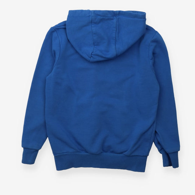 Sweater blue hood rope