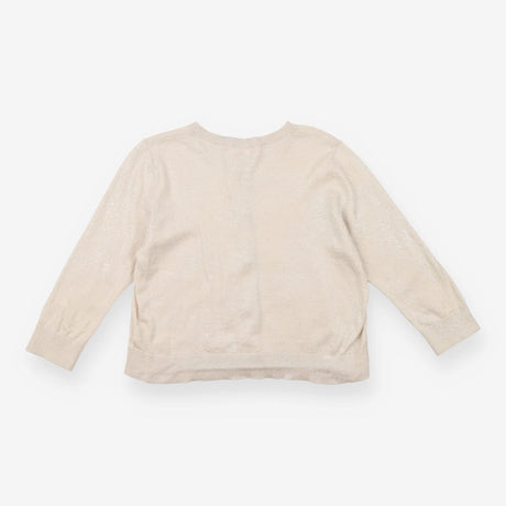 Cardigan Cream with Silver Sparkle