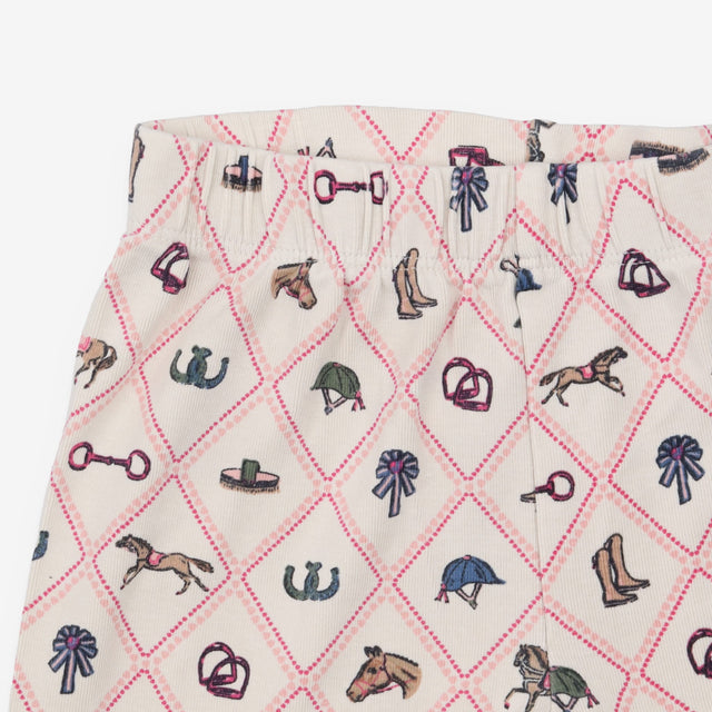 Leggings horse riding motifs
