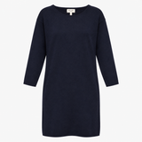Jumper Dress Dark Navy Pure Wool Long Sleeve