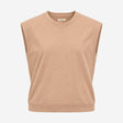 Top Madewell Sleeveless Sweatshirt V-Insert Crew N