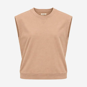 Top Madewell Sleeveless Sweatshirt V-Insert Crew N