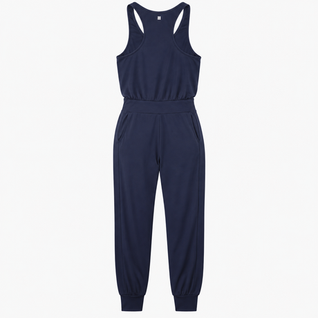 Gary Navy Jumpsuit Size M