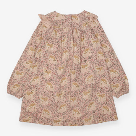 Dress Long Sleeve Pink Floral Fawn